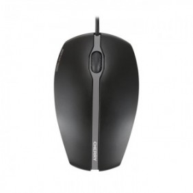 Cherry GENTIX SILENT Souris filaire, boutons silencieux sans clics, noir, USB, Ambidextre, Optique, USB Type-A, 1000 DPI, Noir