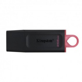 Kingston DataTraveler Exodia - Clé USB 3.2, 256 Go, USB Type-A, 3.2 Gen 1 3.1 Gen 1, Casquette, 11 g, Noir, Rose