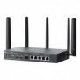 TP-LINK ER706WP-4G, Bi-bande 2,4 GHz  5 GHz, EthernetLAN, 4G, Noir, Routeur de bureaupoteau