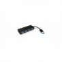 ICY BOX IB-AC6104-B, USB 3.2 Gen 1 3.1 Gen 1 Type-A, USB 3.2 Gen 1 3.1 Gen 1 Type-A, 5000 Mbits, Noir, Aluminium, Chine
