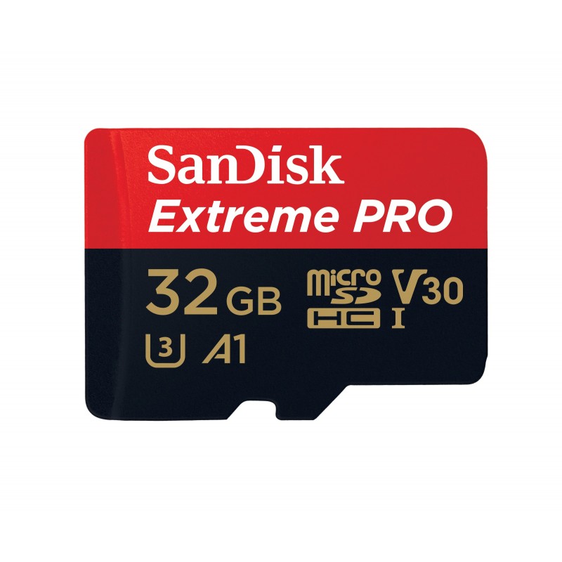 SanDisk Extreme Pro, 32 Go, MicroSDHC, Classe 10, UHS-I, 100 Mos, 90 Mos