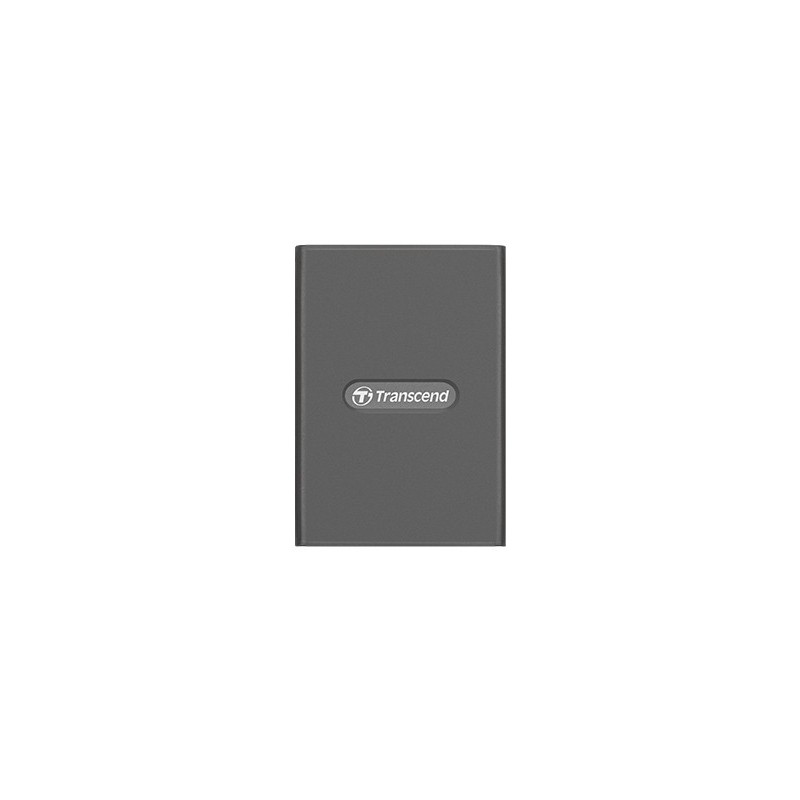Transcend RDE2, CFexpress, Gris, 20000 Mbits, Aluminium, USB 3.2 Gen 2 Type-C, 105 mm