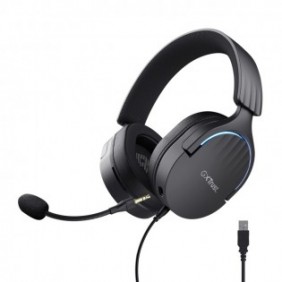 Trust GXT 490 FAYZO, Avec fil, Jouer, 20 - 20000 Hz, 290 g, Casque, Noir