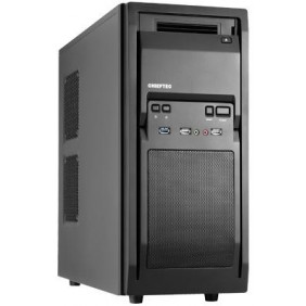Chieftec LF-02B-OP, Midi Tower, PC, Noir, ATX, micro ATX, maisonbureau, Bas