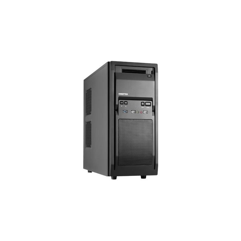 Chieftec LF-02B-OP, Midi Tower, PC, Noir, ATX, micro ATX, maisonbureau, Bas