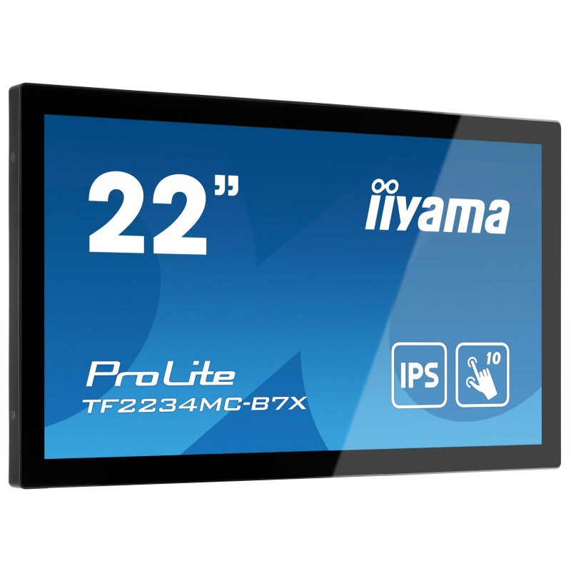 Iiyama ProLite TF2234MC-B7X, 54,6 cm 21.5", 1920 x 1080 pixels, Full HD, LED, 8 ms, Noir