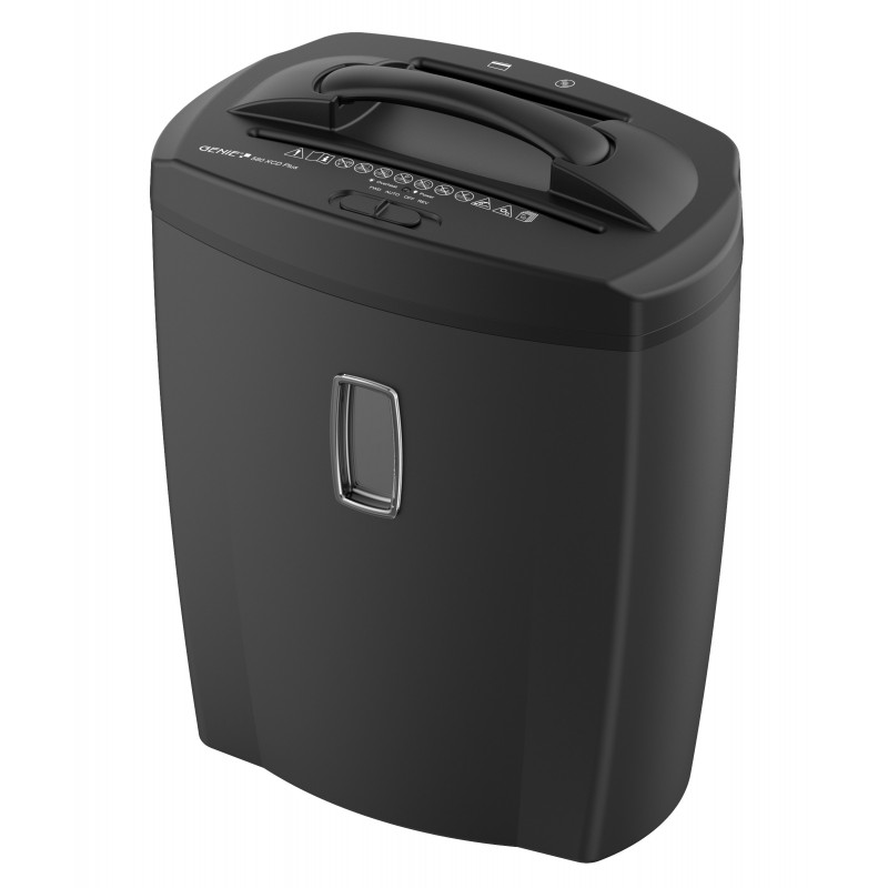 Genie 580 XCD Plus, Destruction croisée, 5 x 18 mm, 21 L, 10 feuilles, 72 dB, Noir