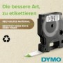Dymo D1 - Standard Étiquettes - Blanc sur noir - 19mm x 7m, Blanc sur noir, Polyester, Belgique, -18 - 90 C, DYMO, LabelManager, LabelWriter 450 DUO