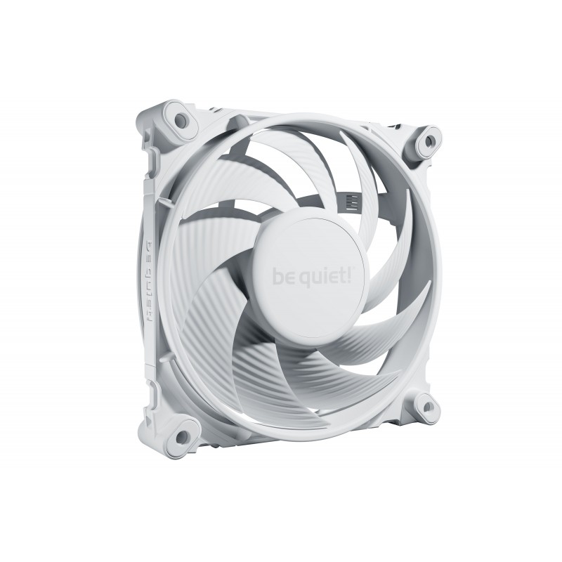 Be Quiet! Silent Wings 4 120 mm PWM | Ventilateur PC White, Ventilateur, 12 cm, 1600 trmin, 82,7 m³h, Blanc