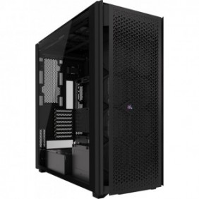 Corsair 9000D RGB AIRFLOW, Full Tower, PC, Noir, ATX, Acier inoxydable, Verre trempé, 18 cm