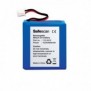 Safescan LB-105, 600 mAh, Lithium-Ion Li-Ion, 10,8 V, Bleu, 1 pièce