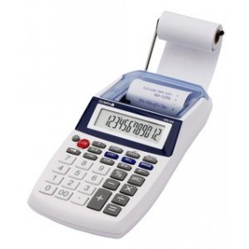 Olympia CPD 425, Bureau, Calculatrice imprimante, 12 chiffres, 1 lignes, ACBatterie, Blanc