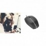 Cherry GENTIX SILENT Souris filaire, boutons silencieux sans clics, noir, USB, Ambidextre, Optique, USB Type-A, 1000 DPI, Noir