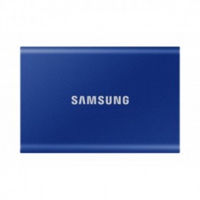 Samsung Portable SSD T7, 2 To, USB Type-C, 3.2 Gen 2 3.1 Gen 2, 1050 Mos, Protection par mot de passe, Bleu