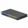 Netgear GS524PP, Non-géré, Gigabit Ethernet 101001000, Connexion Ethernet, supportant l'alimentation via ce port , Grille de montage