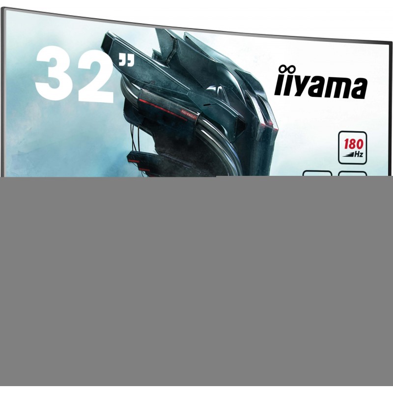 Iiyama G-MASTER GCB3280QSU-B2, 80 cm 31.5", 2560 x 1440 pixels, Dual QHD, LED, 0,2 ms, Noir
