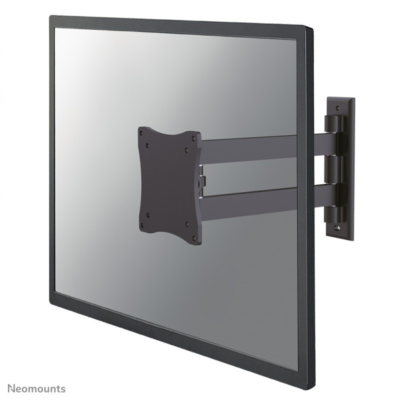 Neomounts FPMA-W820BLACK Support d'écran mural 10-27" - orientable, 75 x 75 mm, 100 x 100 mm, 0 - 90, 0 - 180, Aluminium, Noir