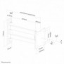 Neomounts FPMA-W820BLACK Support d'écran mural 10-27" - orientable, 75 x 75 mm, 100 x 100 mm, 0 - 90, 0 - 180, Aluminium, Noir