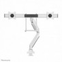 Neomounts NM-D775DXWHITE Support d'écran à fixer 10-32" - ressort à gaz - Topfix - arrêt 180, Collier de serrage passe-fil, 25,4 cm 10", 81,3 cm 32", 100 x 100 mm, Réglage de la hauteur, Blanc