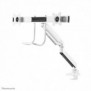 Neomounts NM-D775DXWHITE Support d'écran à fixer 10-32" - ressort à gaz - Topfix - arrêt 180, Collier de serrage passe-fil, 25,4 cm 10", 81,3 cm 32", 100 x 100 mm, Réglage de la hauteur, Blanc