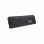 Logitech MX Keys S, Sans fil, Bluetooth, Commutateur de touche « ciseaux », QWERTZ, LED, Graphite