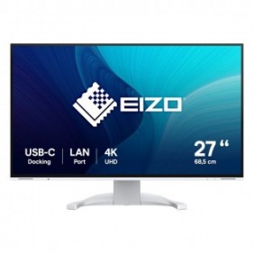 EIZO FlexScan EV2740X-WT, 68,6 cm 27", 3840 x 2160 pixels, 4K Ultra HD, LCD, 5 ms, Blanc