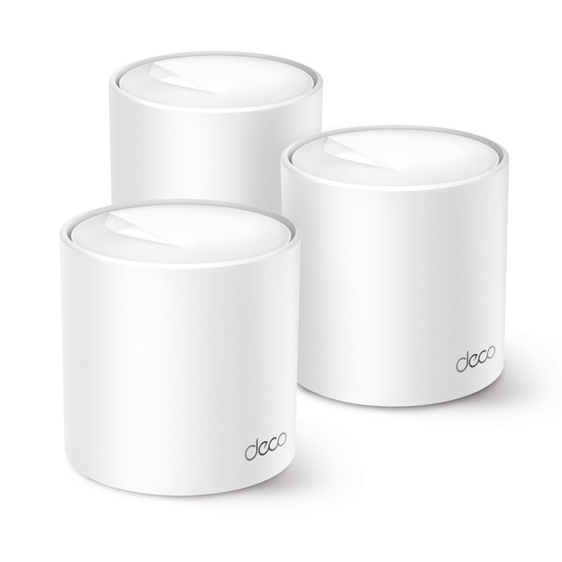 TP-LINK Deco X10, Blanc, Interne, Routeur maillé, 190 m², Bi-bande 2,4 GHz  5 GHz, Wi-Fi 6 802.11ax