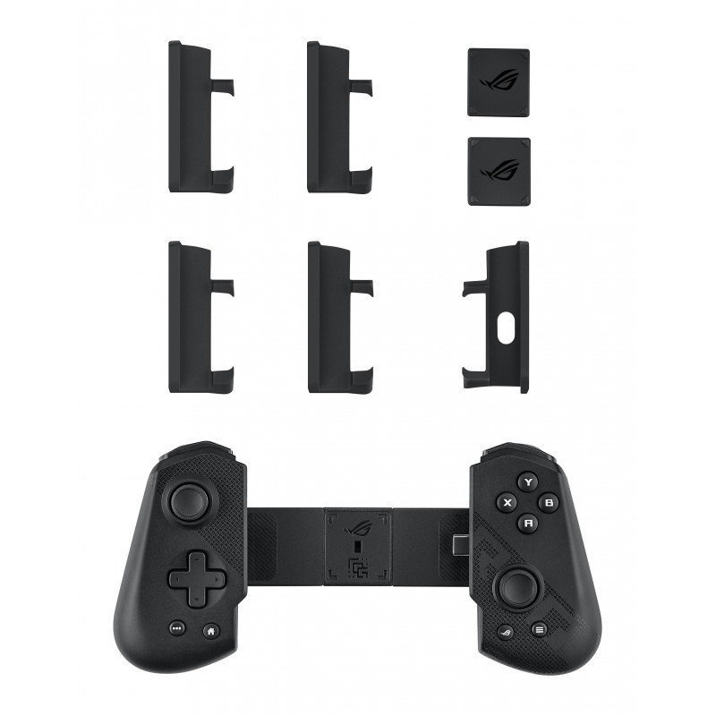 ASUS ROG Tessen, Manette de jeu, Android, Croix directionnelle, Bouton d'accueil, Touche Menu, Touche Options, AnalogiqueNumérique, Multicolore, Avec fil