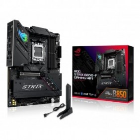 ASUS ROG STRIX B850-F GAMING WIFI, AMD, Emplacement AM5, AMD Ryzen 7000 Series, AMD Ryzen 8000 Series, AMD Ryzen 9000 Series, Emplacement AM5, DDR5-SDRAM, 192 Go