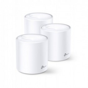 TP-LINK Deco X20 3-pack, Blanc, Interne, Système maillé, Énergie, FCC: 30 dBm, CE: 20 dBm 2.4 GHz, 23 dBm 5 GHz, Bi-bande 2,4 GHz  5 GHz