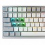 ASUS ROG Azoth White, Avec fil &sans fil, USB + RF Wireless + Bluetooth, Clavier mécanique, QWERTZ, LED RGB, Blanc