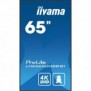Iiyama LH6565UHSB-B1, En forme de kiosk, 163,8 cm 64.5", LED, 3840 x 2160 pixels, Wifi, 247