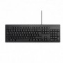 Kensington KB100 EQ Clavier filaire, Taille réelle 100 %, Avec fil, USB, Clavier à membrane, QWERTZ, Noir