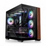 Thermaltake View 380 WS ARGB, Midi Tower, PC, Noir, ATX, micro ATX, Mini-ITX, SPCC, Verre trempé, Gaming