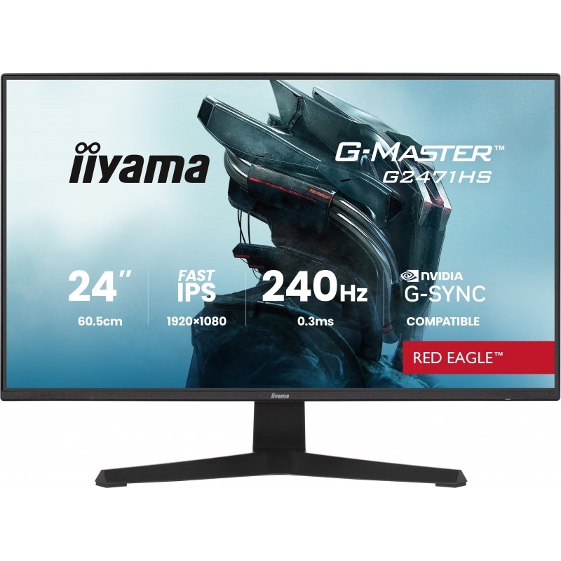 Iiyama G-MASTER G2471HS-B1, 60,5 cm 23.8", 1920 x 1080 pixels, Full HD, Noir