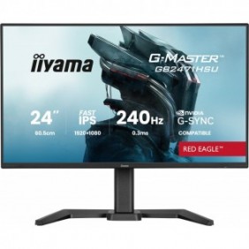 Iiyama G-MASTER GB2471HSU-B1, 60,5 cm 23.8", 1920 x 1080 pixels, Full HD, Noir
