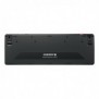 Cherry Stream keyboard ultimate, Avec fil &sans fil, USB + RF Wireless + Bluetooth, Commutateur de touche « ciseaux », QWERTZ, LED, Noir