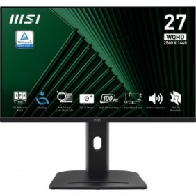 MSI PRO MP275QPG Black 27i Ips Non-touch 3y Warranty 2xHDMI DP Tilt Swive - 27" - 4 ms