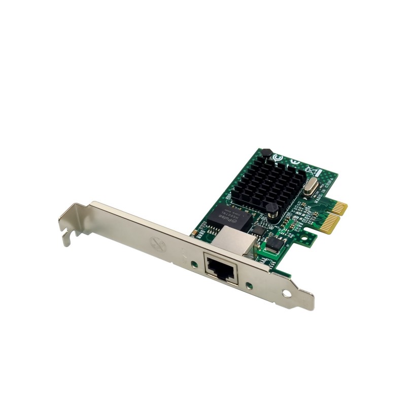 LevelOne GNC-0112, Interne, Avec fil, PCI Express, Ethernet, 1000 Mbits, Noir, Vert, Argent