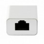 LevelOne USB-0402, Avec fil, USB Type-C, Ethernet, 1000 Mbits, Argent, Blanc