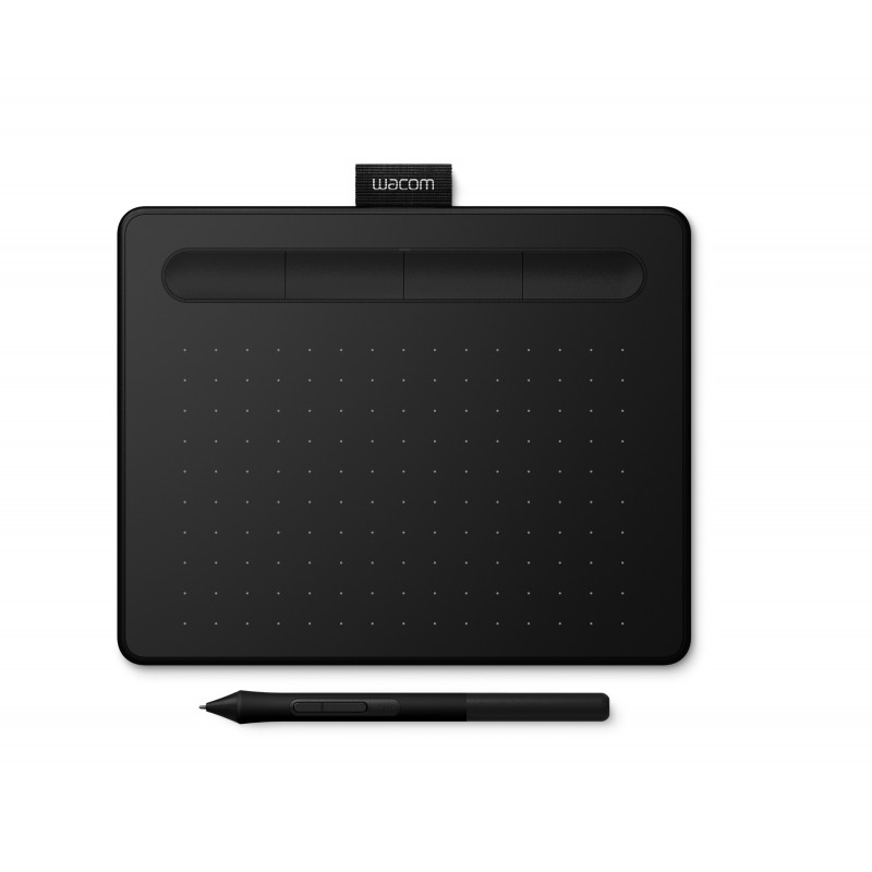 Wacom Intuos S, Avec fil, 2540 lpi, 152 x 95 mm, USB, 7 mm, Stylo