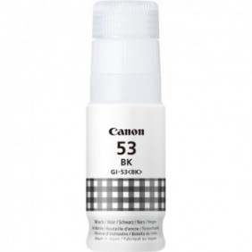 Canon Bouteille d'encre noire GI-53BK, Original, Noir, PIXMA G650 PIXMA G550, 60 ml, Jet d'encre, Japon