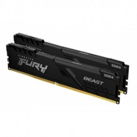 Kingston FURY Beast 16Go 3600MTs DDR4 CL17 DIMM Kit de 2 Black, 16 Go, 2 x 8 Go, DDR4, 288-pin DIMM