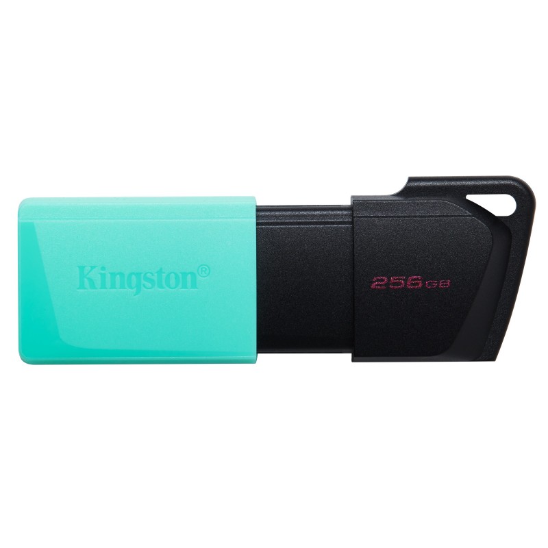 Kingston DataTraveler 256GB USB3.2 Gen1 Exodia M Noir + Turquoise, 256 Go, USB Type-A, 3.2 Gen 1 3.1 Gen 1, Slide, 10 g, Noir, Turquoise