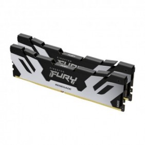 Kingston FURY DIMM DDR5 CL32 32 Go 6 400 MTs kit de 2 Renegade Argent, 32 Go, 2 x 16 Go, DDR5, 288-pin DIMM