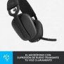 Logitech Zone Vibe 100, Sans fil, AppelsMusique, 185 g, Casque, Graphite