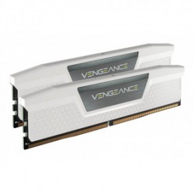 Corsair Vengeance CMK32GX5M2E6000Z36W, 32 Go, 2 x 16 Go, DDR5, 6000 MHz, 288-pin DIMM, Blanc
