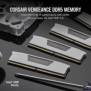Corsair Vengeance CMK32GX5M2E6000Z36W, 32 Go, 2 x 16 Go, DDR5, 6000 MHz, 288-pin DIMM, Blanc