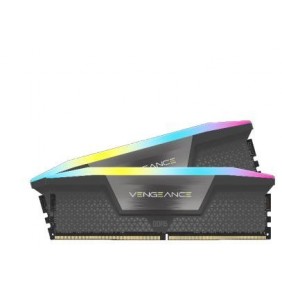 Corsair Vengeance RGB CMH32GX5M2B5600Z40, 32 Go, 2 x 16 Go, DDR5, 5600 MHz, 288-pin DIMM, Noir