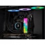 Corsair Vengeance RGB CMH32GX5M2B5600Z40, 32 Go, 2 x 16 Go, DDR5, 5600 MHz, 288-pin DIMM, Noir